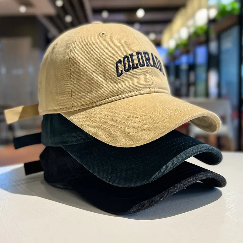 American Style Vintage Baseball Cap Women Sanding Top All-Match Face Tiny Cap Men Trendy - Image 12