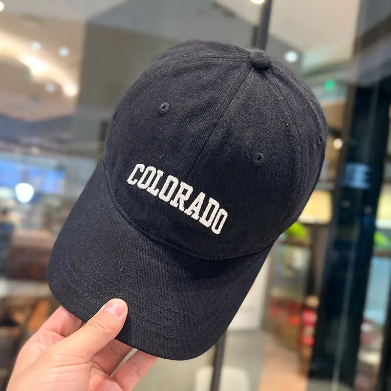 American Style Vintage Baseball Cap Women Sanding Top All-Match Face Tiny Cap Men Trendy - Image 2