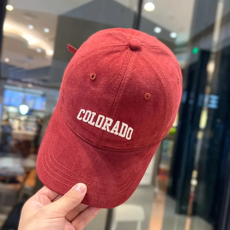 American Style Vintage Baseball Cap Women Sanding Top All-Match Face Tiny Cap Men Trendy - Image 3