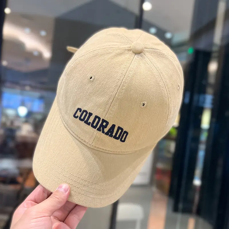American Style Vintage Baseball Cap Women Sanding Top All-Match Face Tiny Cap Men Trendy - Image 4
