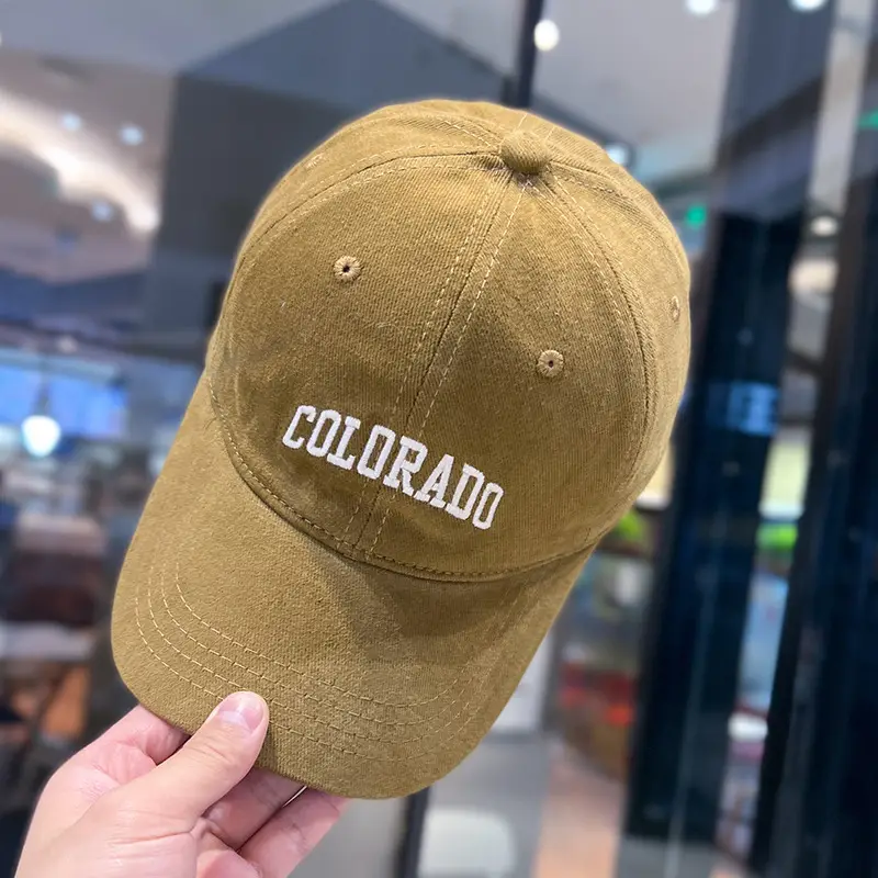 American Style Vintage Baseball Cap Women Sanding Top All-Match Face Tiny Cap Men Trendy - Image 5