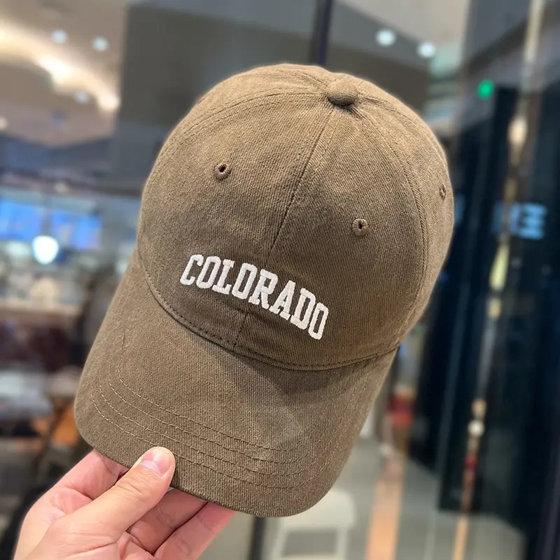 American Style Vintage Baseball Cap Women Sanding Top All-Match Face Tiny Cap Men Trendy - Image 6