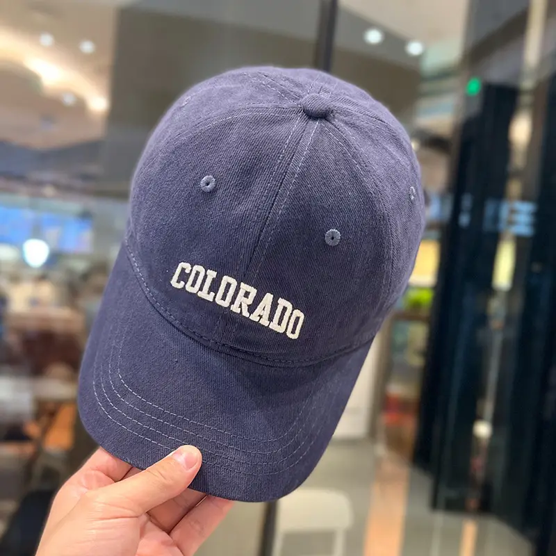 American Style Vintage Baseball Cap Women Sanding Top All-Match Face Tiny Cap Men Trendy - Image 7