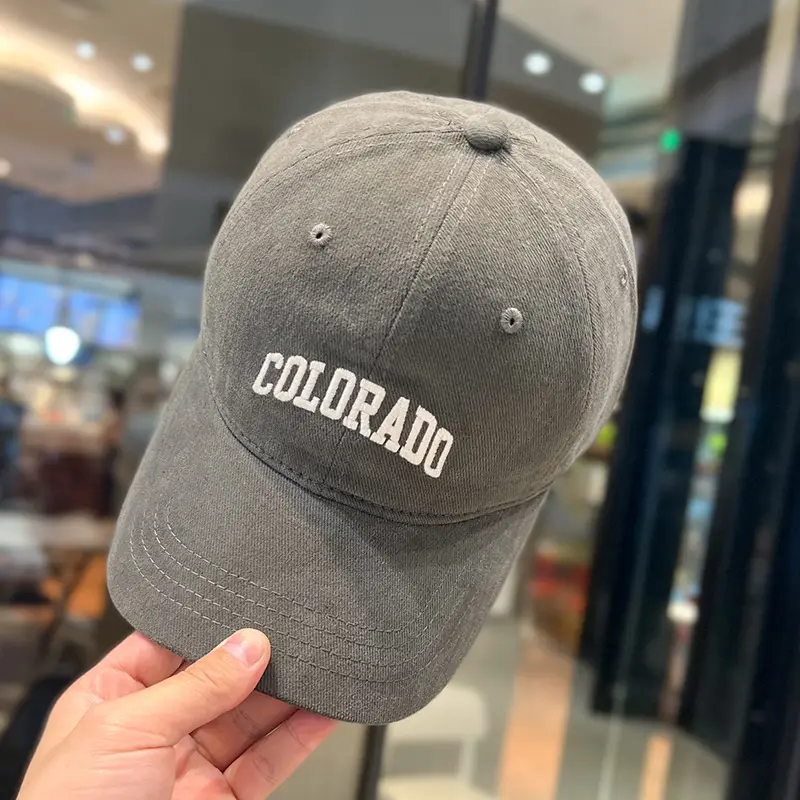 American Style Vintage Baseball Cap Women Sanding Top All-Match Face Tiny Cap Men Trendy - Image 8
