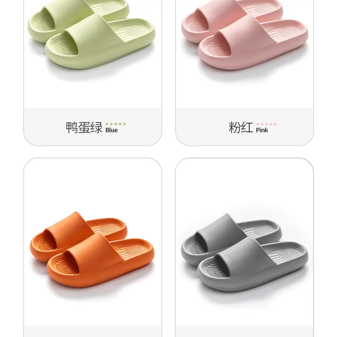 Slip Slippers Women's Indoor Home and Household Non-slip Bathroom Bathing Eva Sandals Men's Summer — feature 13