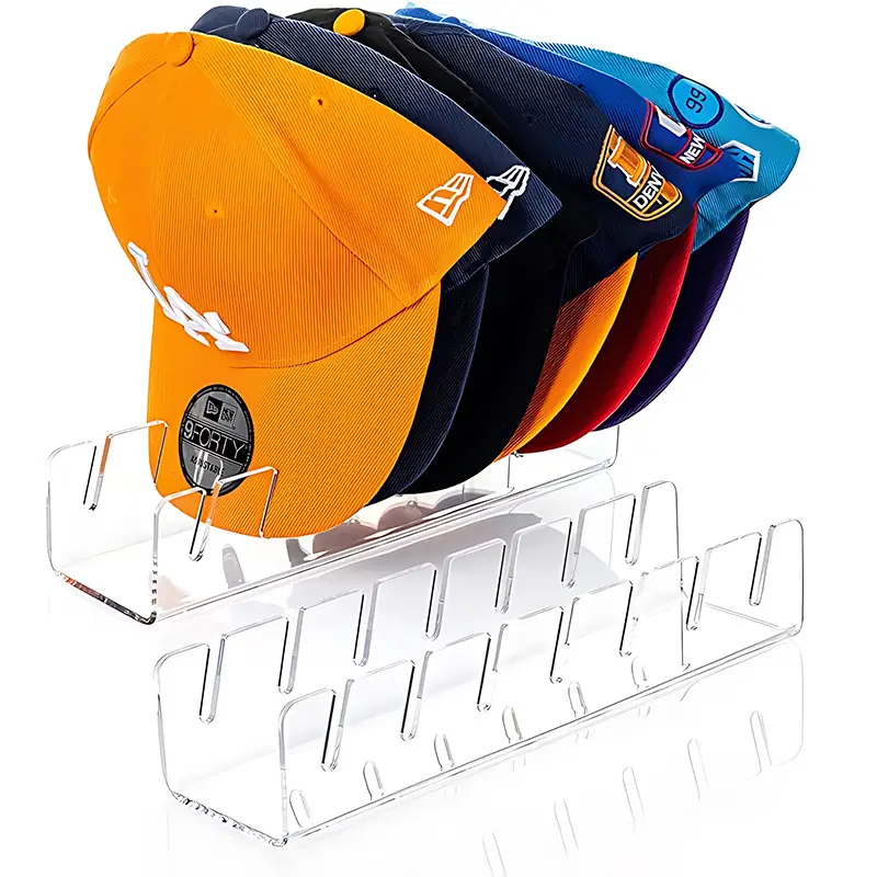 Transparent Acrylic Baseball Cap Storage Rack