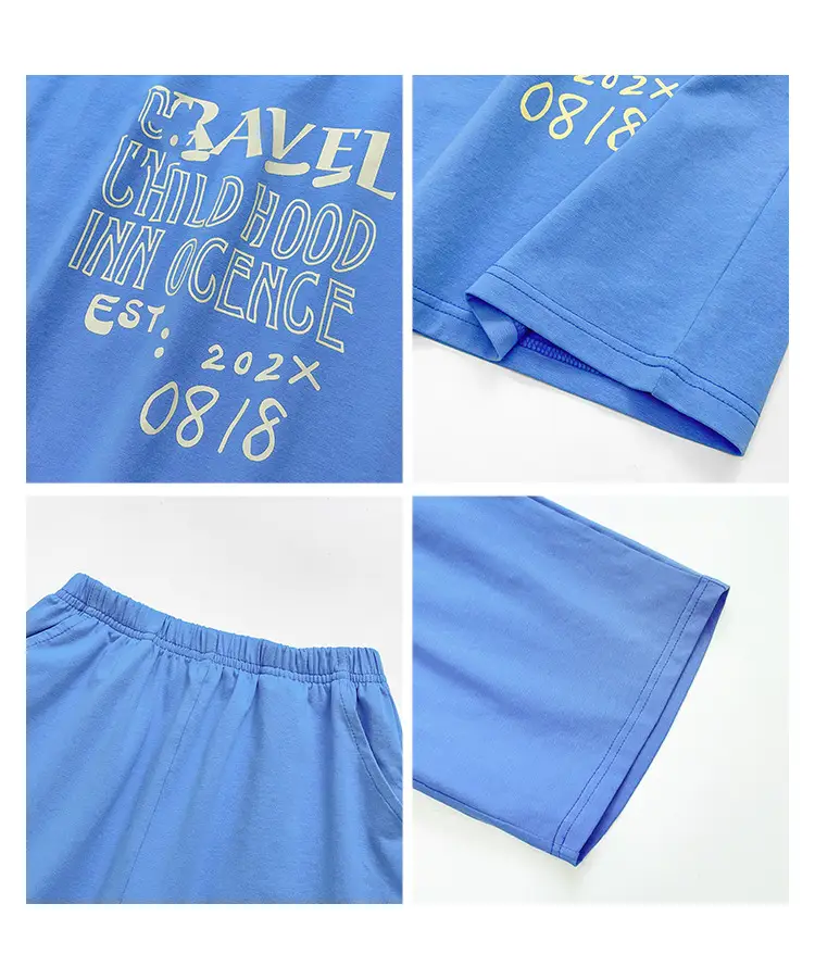 Boys Pure Cotton Casual Shorts Set 2026 Summer — feature 4