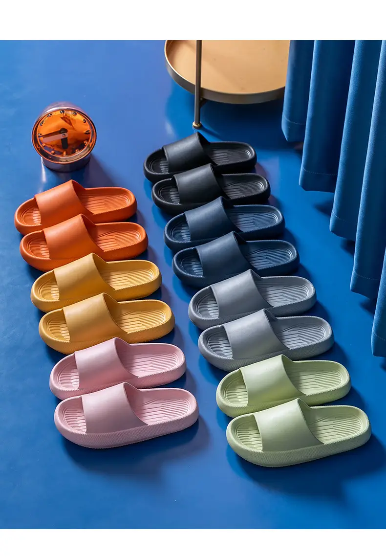 2026 New Model of Slippers with a Stepping-On-Feces Sensation for Women, Indoor Home Use, Non-Slip Bathroom Eva Sandals for Men, Summer — feature 19