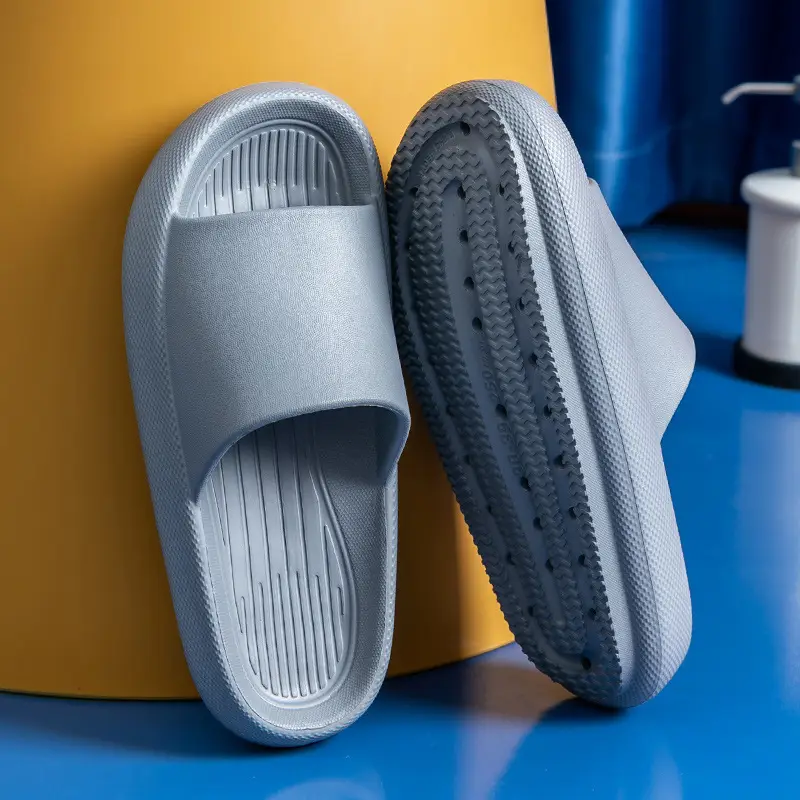 2026 New Model of Slippers with a Stepping-On-Feces Sensation for Women, Indoor Home Use, Non-Slip Bathroom Eva Sandals for Men, Summer - Image 2