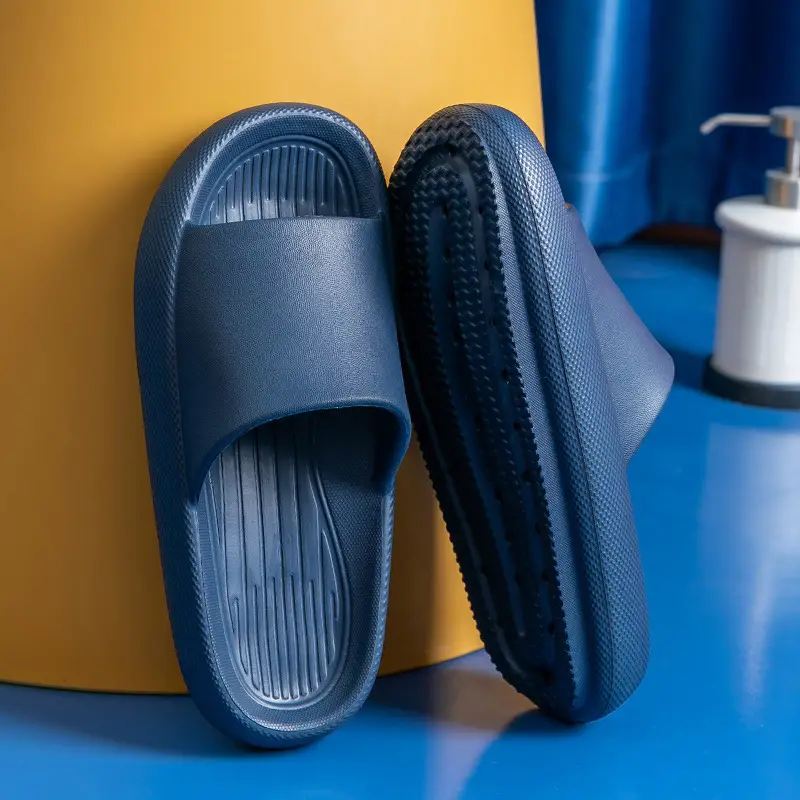 2026 New Model of Slippers with a Stepping-On-Feces Sensation for Women, Indoor Home Use, Non-Slip Bathroom Eva Sandals for Men, Summer - Image 5