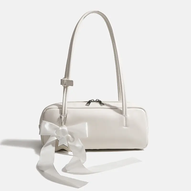 Pink Bow Shoulder Bag Spring Summer New Casual All-match - Image 2