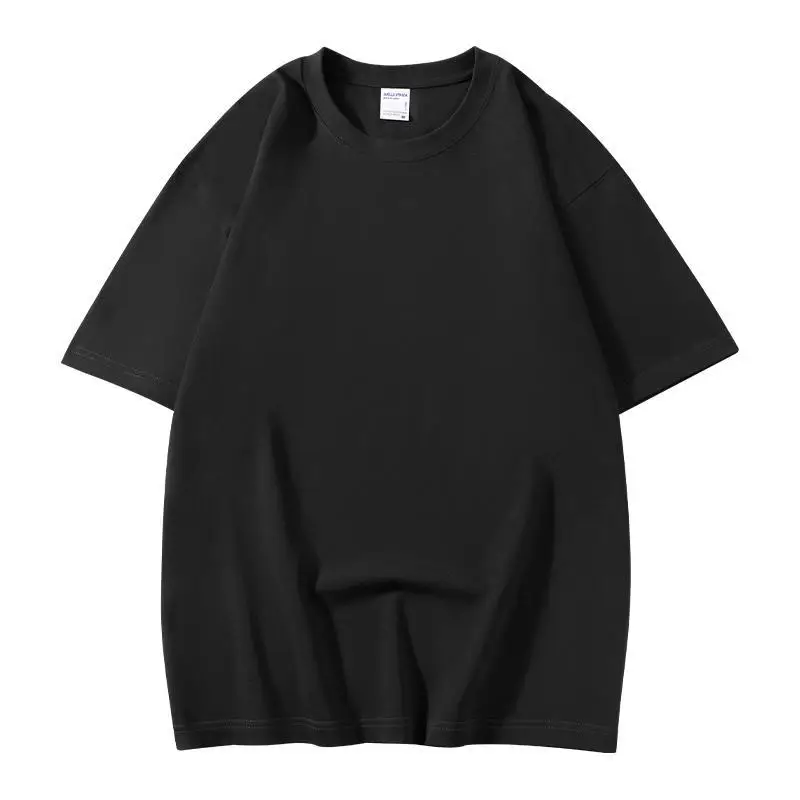 300g Heavyweight Drop Shoulder T-Shirt Unisex Loose Fitting - Image 2
