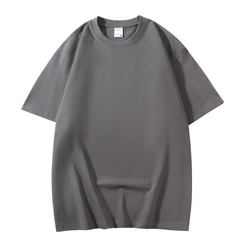 300g Heavyweight Drop Shoulder T-Shirt Unisex Loose Fitting - Image 3