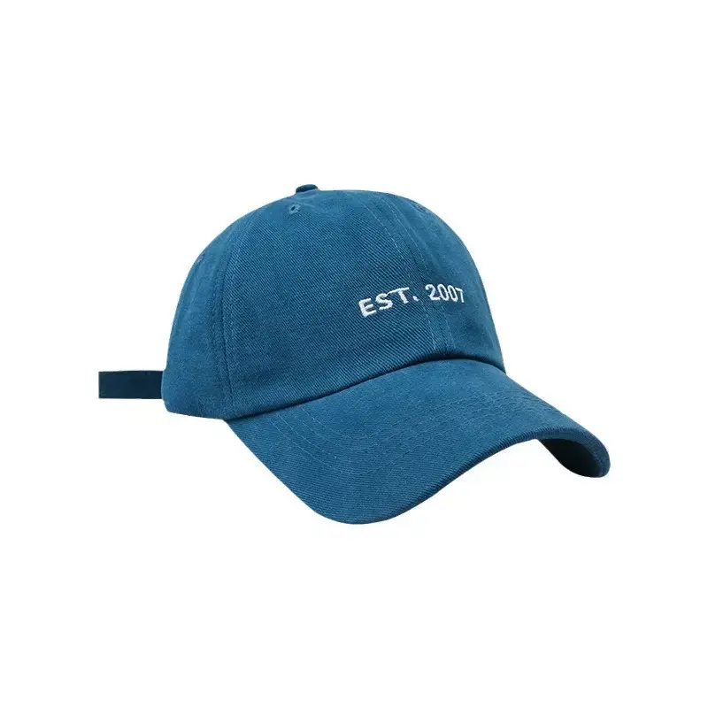 Korean Student Baseball Cap Blue 2024 New - Image 9