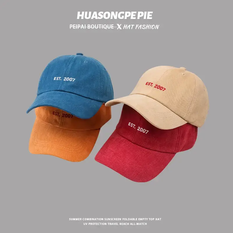 Korean Student Baseball Cap Blue 2024 New — feature 3