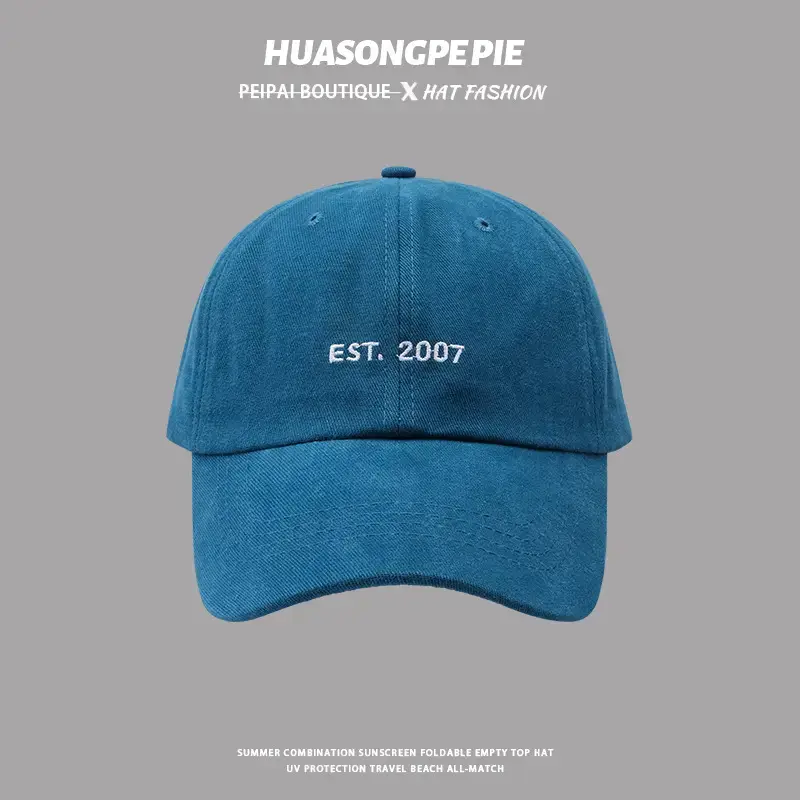 Korean Student Baseball Cap Blue 2024 New — feature 9