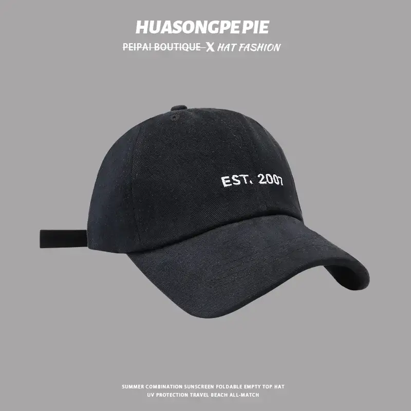 Korean Student Baseball Cap Blue 2024 New - Image 3