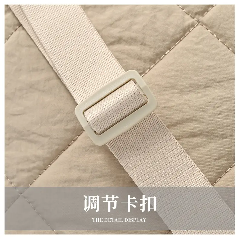 Blue Quilted Women's Tote Bag 2024 New Arrival — feature 20