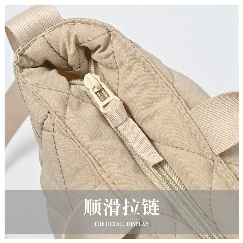 Blue Quilted Women's Tote Bag 2024 New Arrival — feature 23