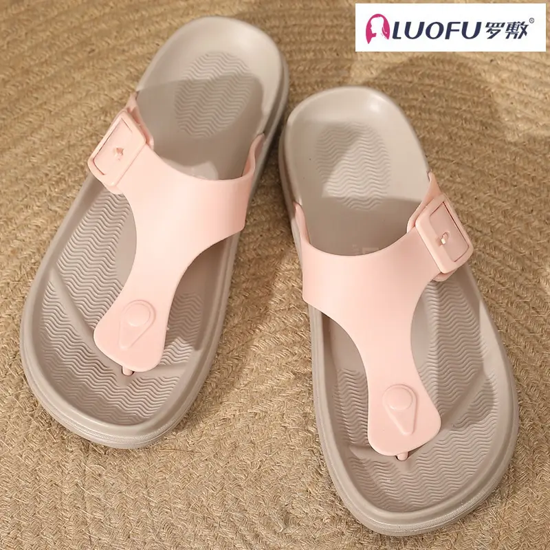 Luofu Women's Pink Wedge Sandals Summer Casual — feature 21