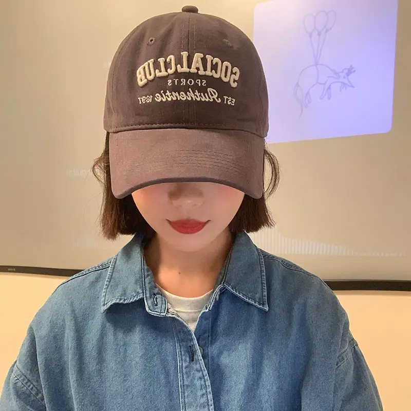 2024 Social Club Sports Cap Women Cream Baseball - Image 4