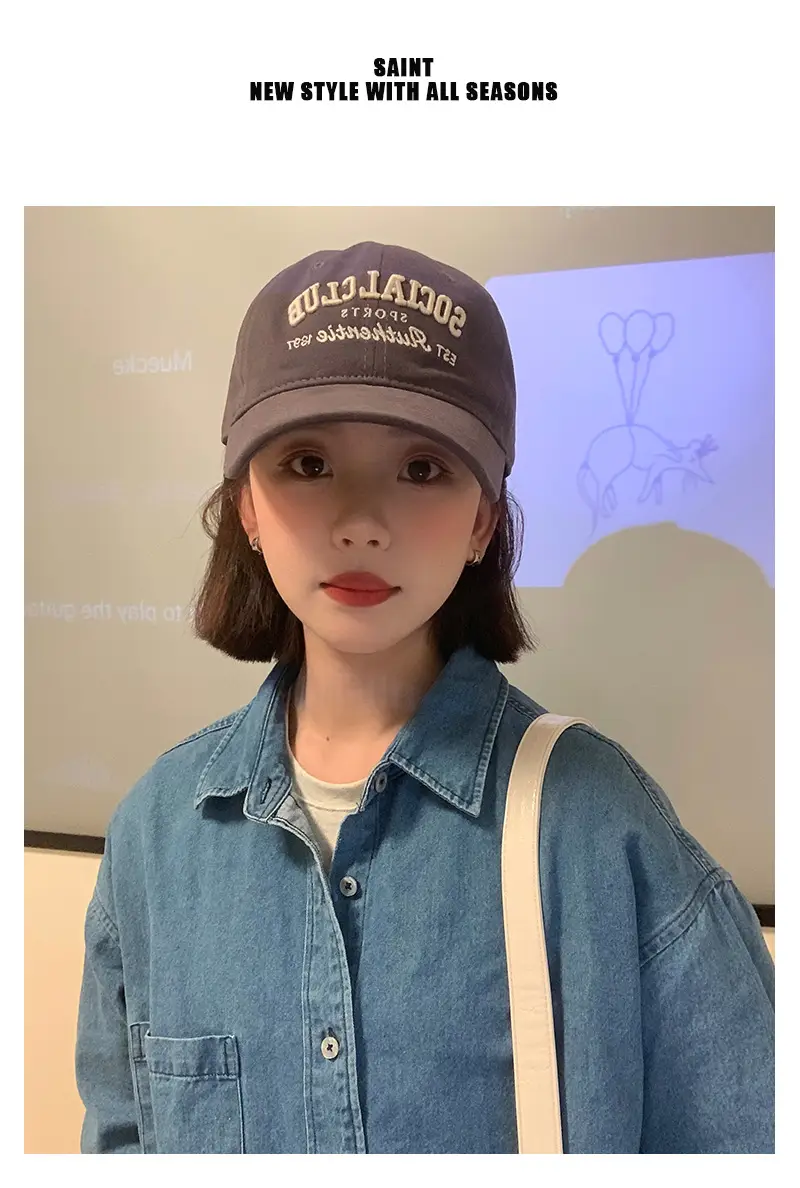 2024 Social Club Sports Cap Women Cream Baseball — feature 1