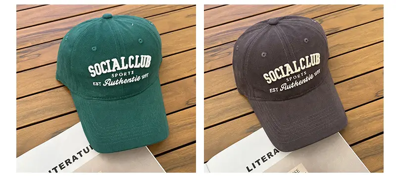 2024 Social Club Sports Cap Women Cream Baseball — feature 10