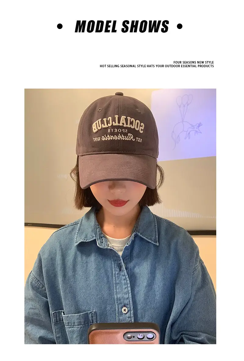 2024 Social Club Sports Cap Women Cream Baseball — feature 2