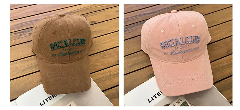 2024 Social Club Sports Cap Women Cream Baseball — feature 8