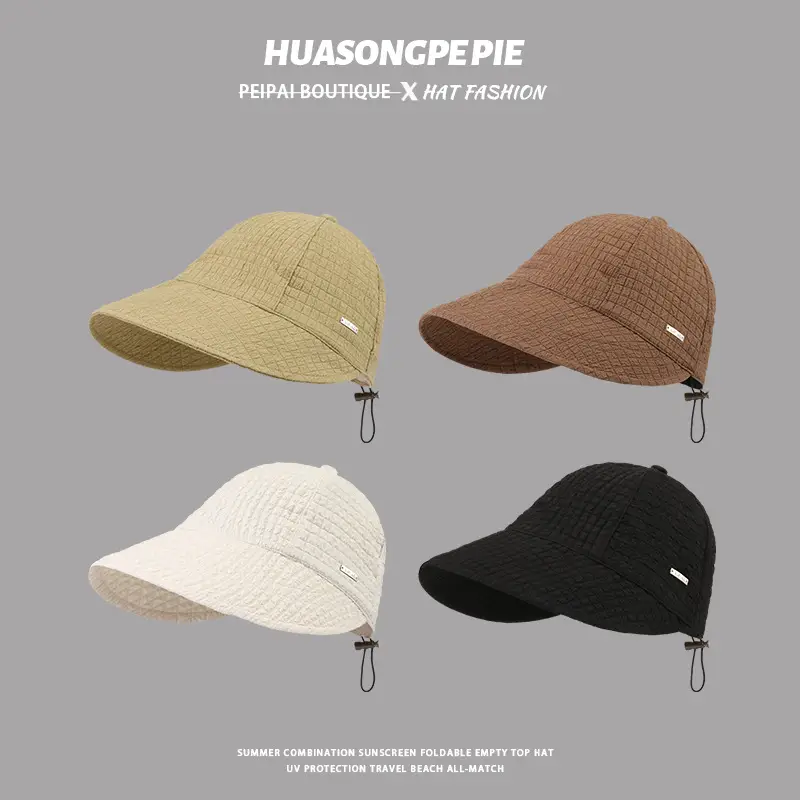 Children Sun Hat Big Brim Show Face Small Spring Summer — feature 2