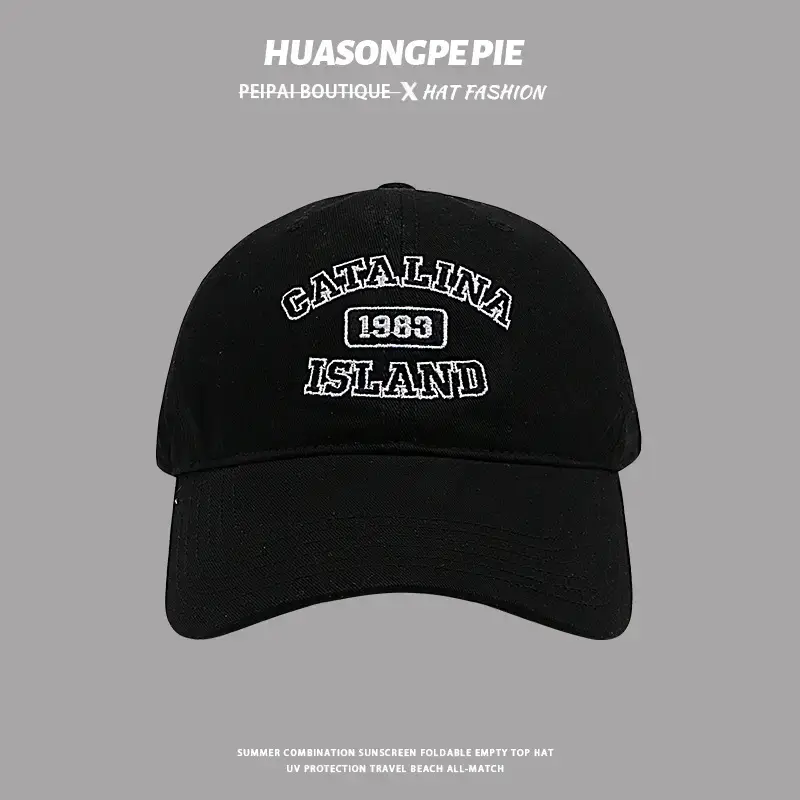 Huasonge Pie Black Embroidered Baseball Cap 1989 Island - Image 2