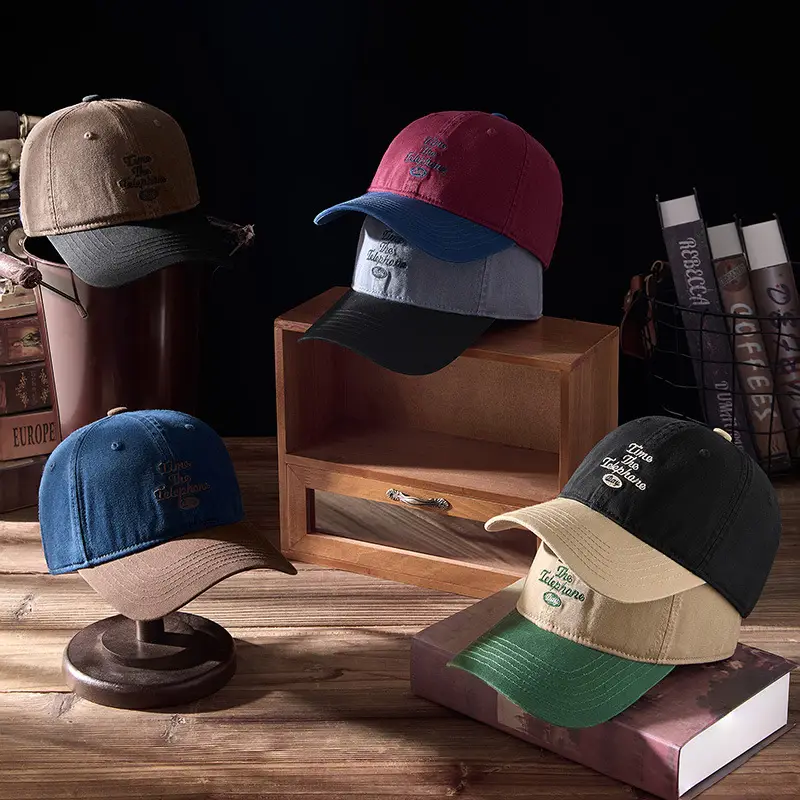 2025 Embroidered Baseball Cap for Men Women Blue Brown - Image 11