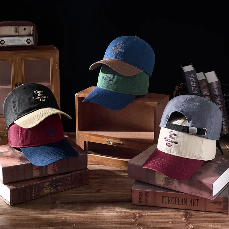 2025 Embroidered Baseball Cap for Men Women Blue Brown - Image 12