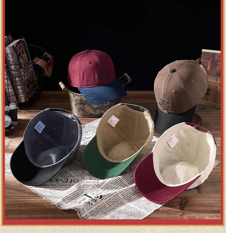 2025 Embroidered Baseball Cap for Men Women Blue Brown — feature 11