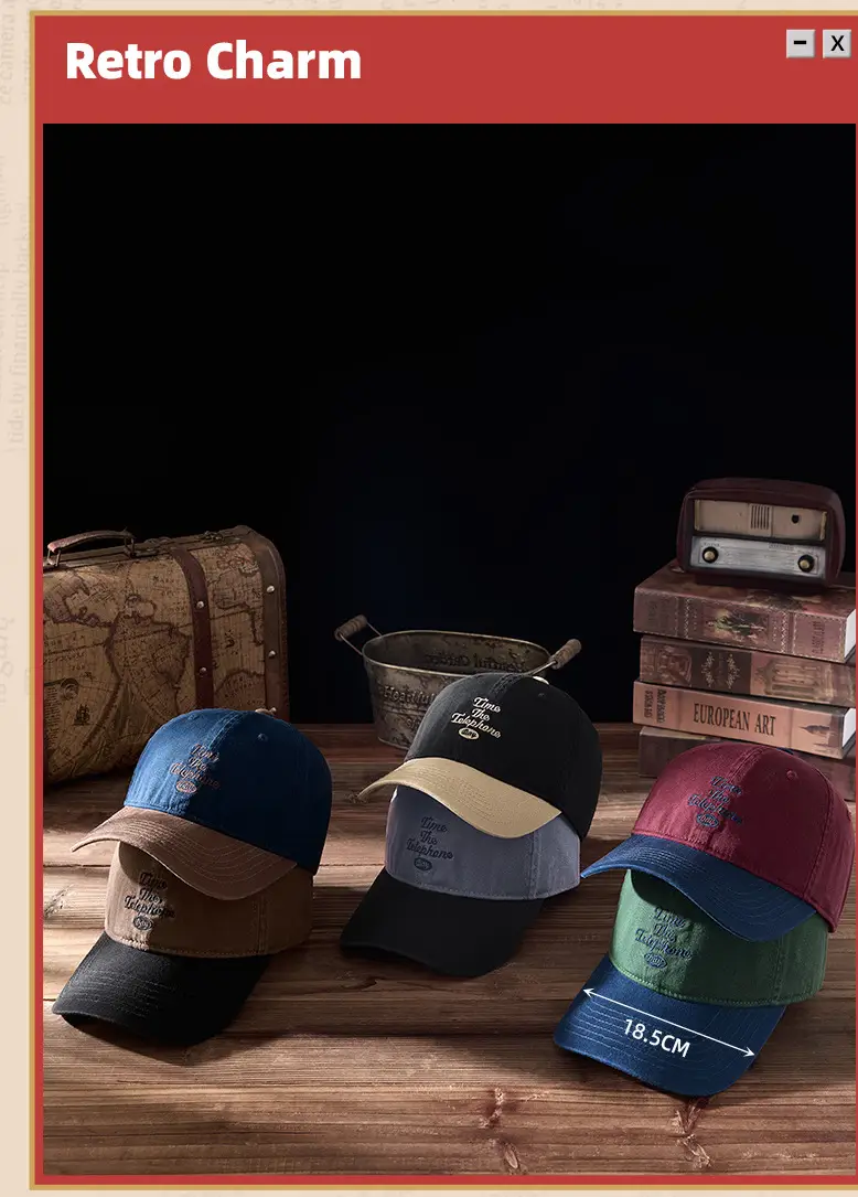 2025 Embroidered Baseball Cap for Men Women Blue Brown — feature 15