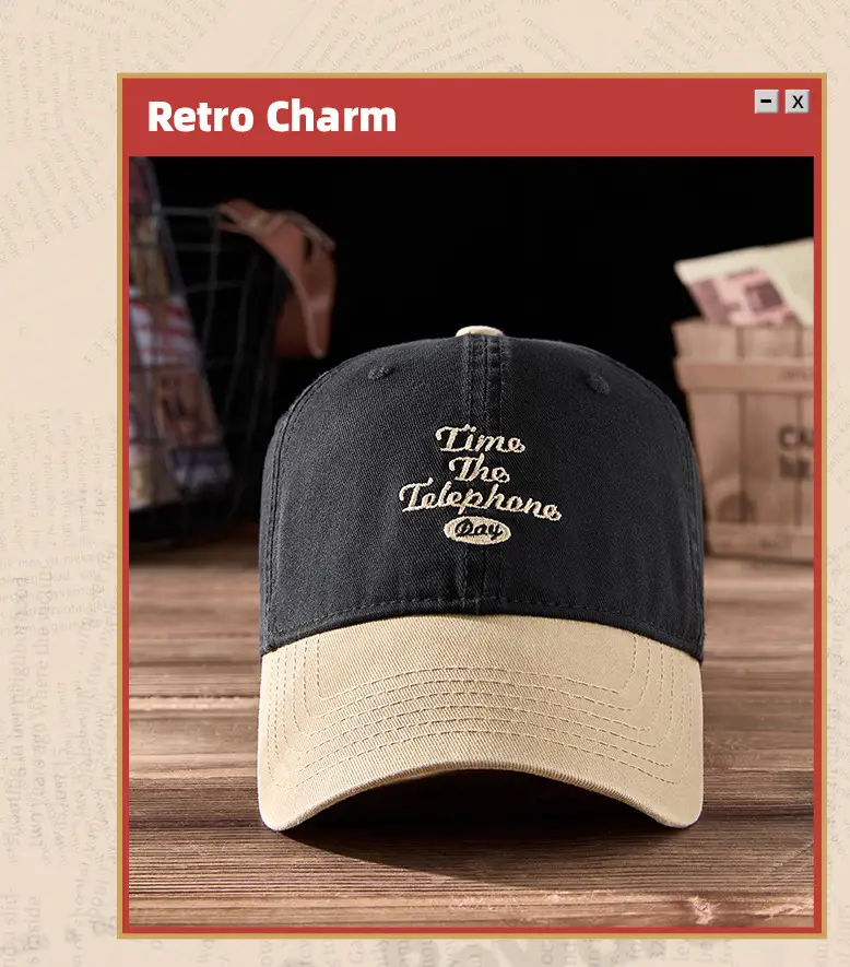 2025 Embroidered Baseball Cap for Men Women Blue Brown — feature 9