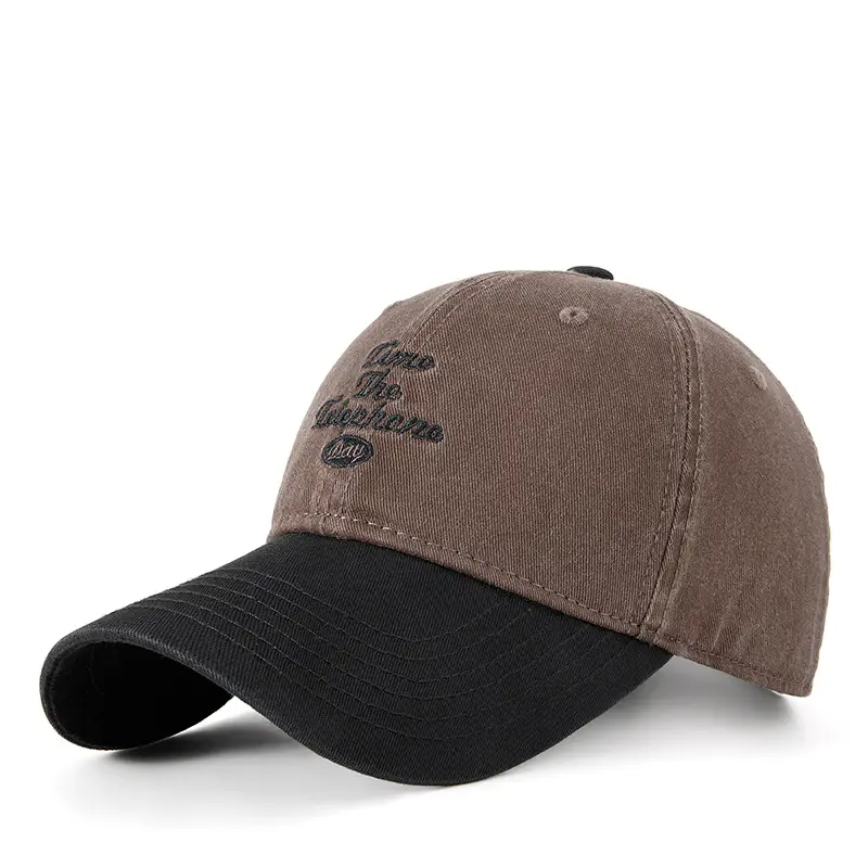 2025 Embroidered Baseball Cap for Men Women Blue Brown - Image 3