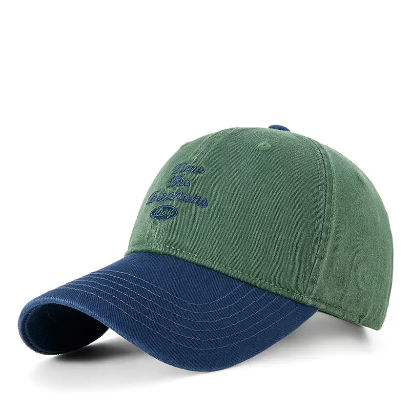2025 Embroidered Baseball Cap for Men Women Blue Brown - Image 5