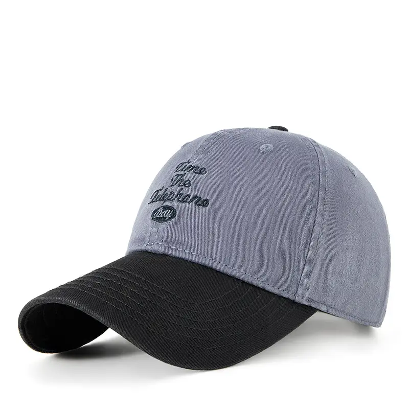 2025 Embroidered Baseball Cap for Men Women Blue Brown - Image 6