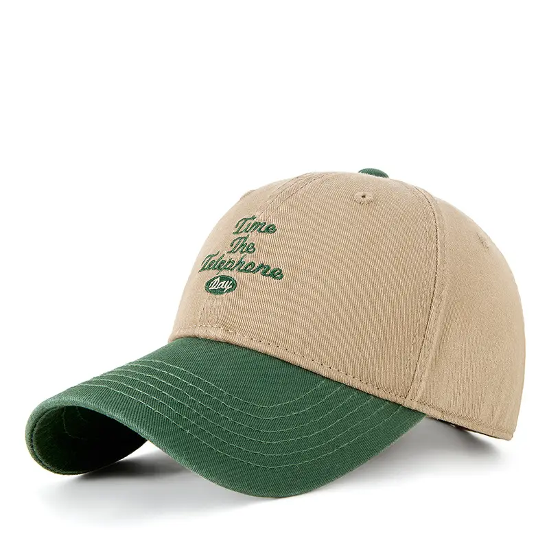 2025 Embroidered Baseball Cap for Men Women Blue Brown - Image 7