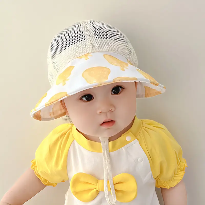 Baby Fisherman Hat with Mesh Sunshade Cap - Image 30