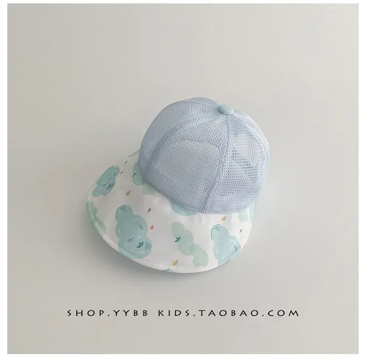 Baby Fisherman Hat with Mesh Sunshade Cap — feature 17
