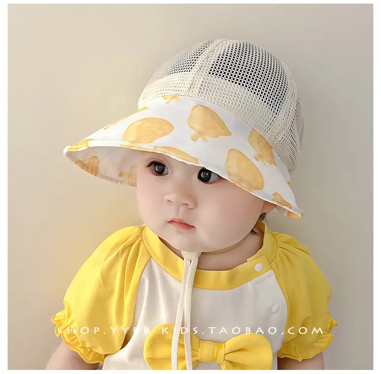 Baby Fisherman Hat with Mesh Sunshade Cap — feature 5