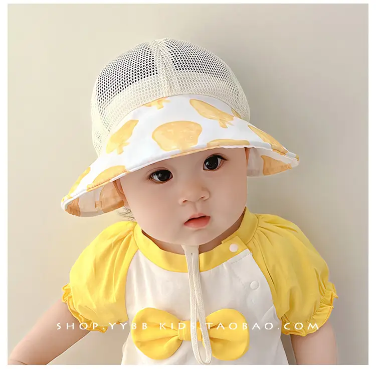 Baby Fisherman Hat with Mesh Sunshade Cap — feature 6