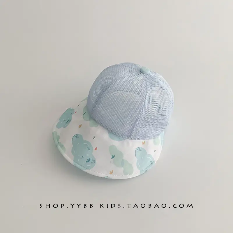Baby Fisherman Hat with Mesh Sunshade Cap - Image 2