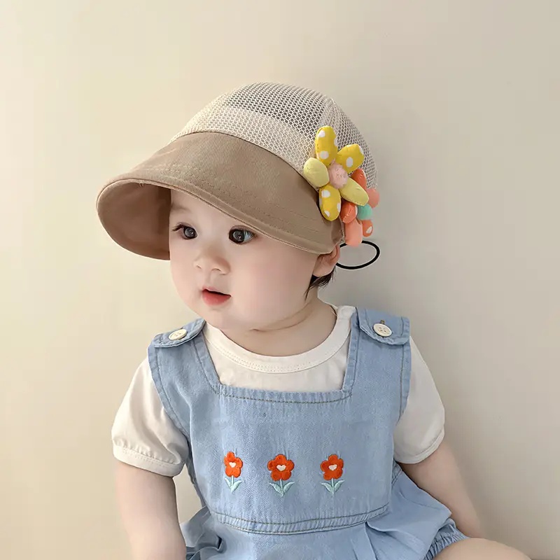Baby Fisherman Hat with Mesh Sunshade Cap - Image 5