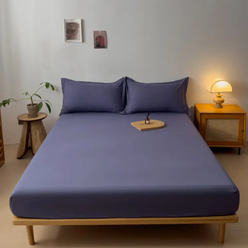 Cotton Mattress Cover Non-Slip Fixed Bed Cover Single-Piece Bed Sheet Bedspread Simmons Protective Cover Heated Mattress Cover