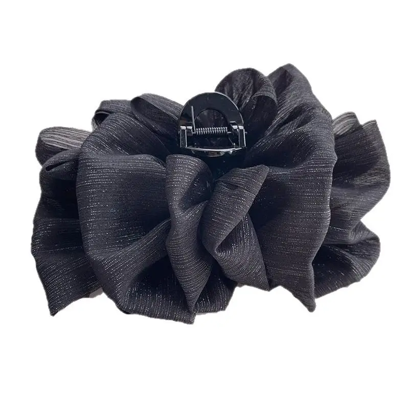 Elegant Bubble Hairpin 20cm Black White Clip