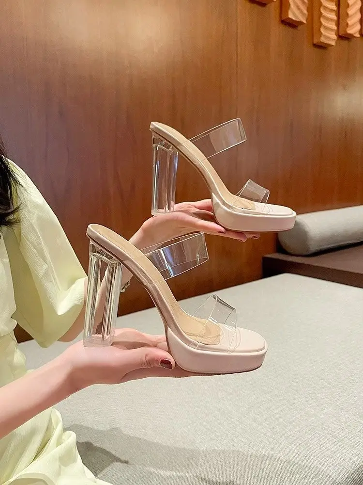 Transparent High Heel Women's Sandals Summer — feature 7