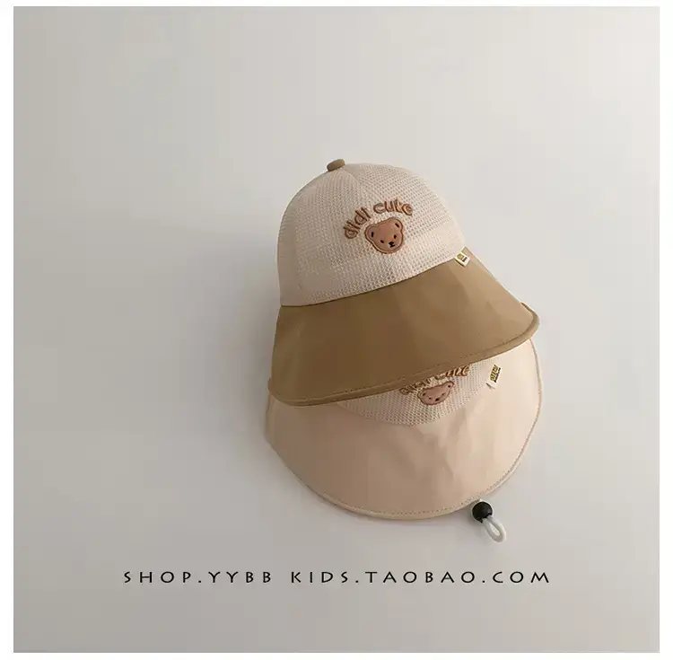 Kids Anti-Ultraviolet Mesh Cap with Duck Tongue Design — feature 13